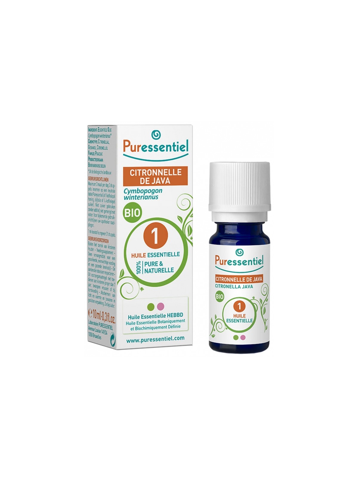 Puressentiel citronnelle de java bio 10ml | Nom de la Pharmacie en...