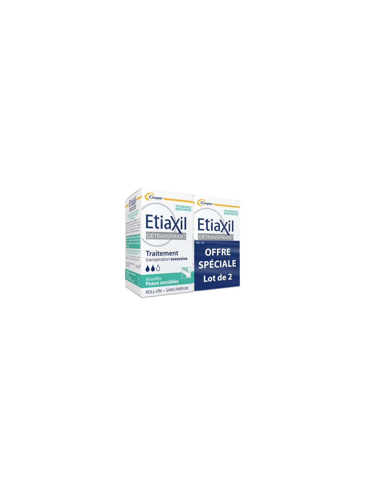 ETIAXIL Détranspirant Peaux Sensibles 2X15ML