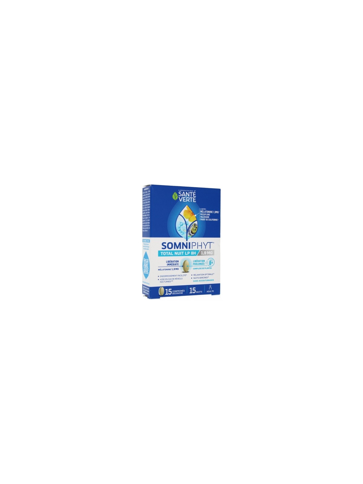 SV SOMNIPHYT TOT NUIT LP 1,9MG CPR BTE 15
