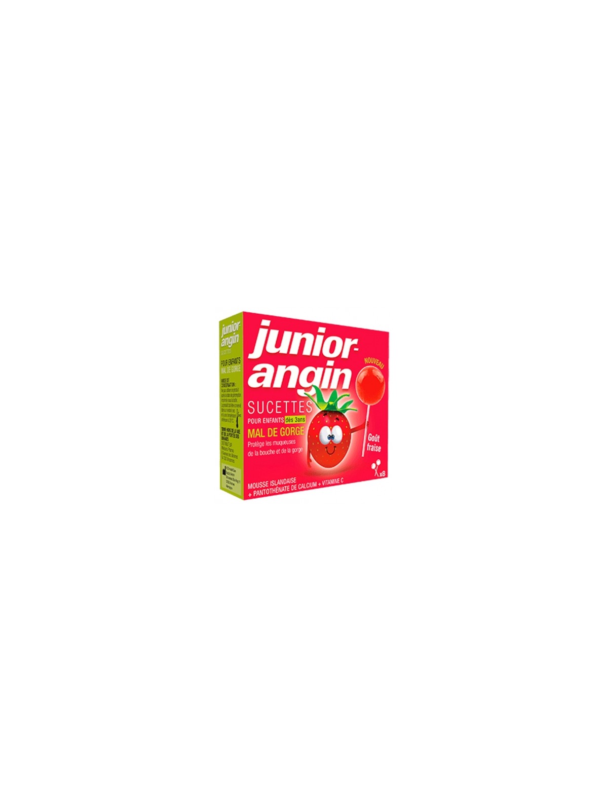 JUNIOR ANGIN SUCETTES BTE 8