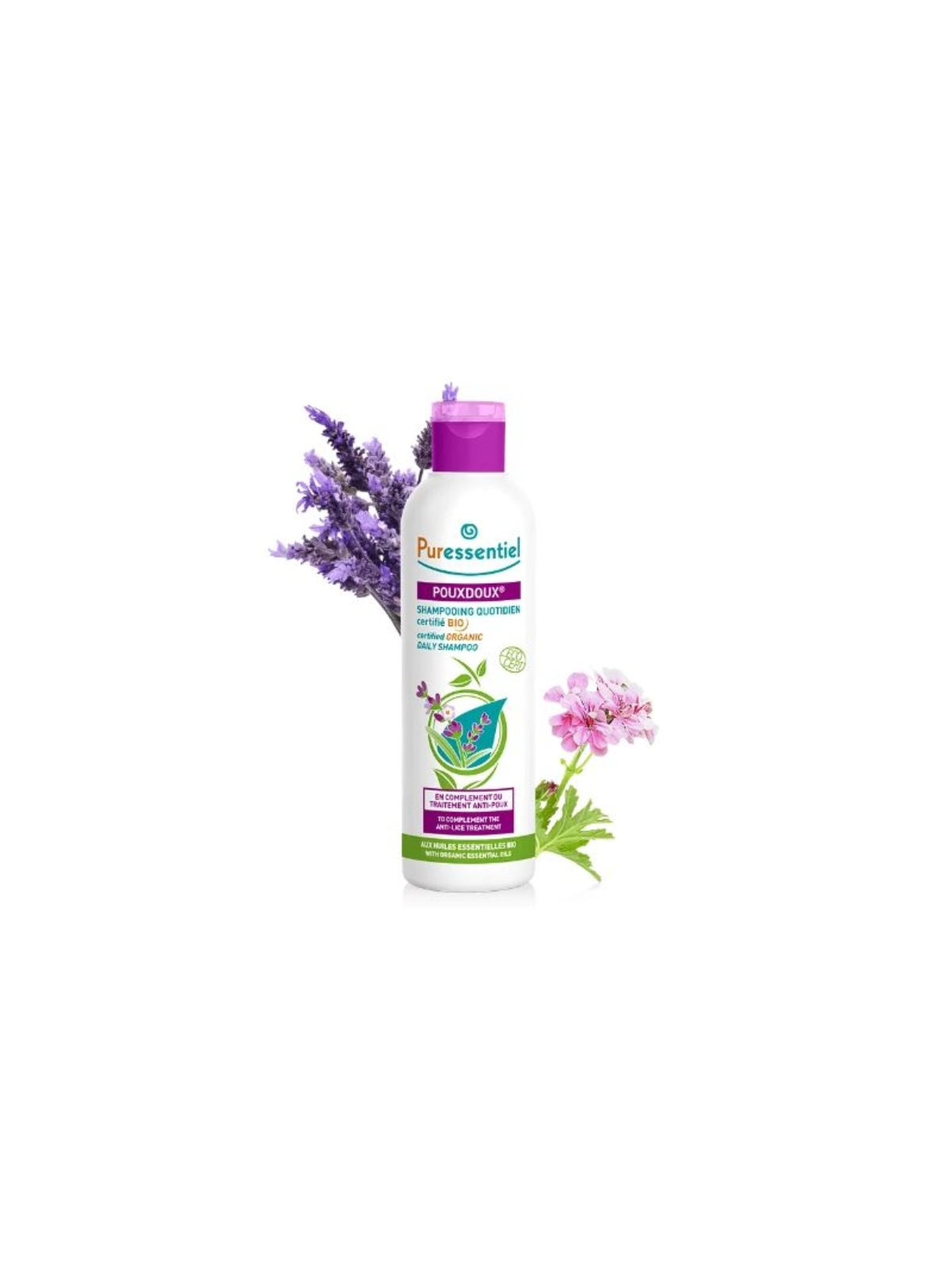 Puressentiel Poux Doux Shampooing Solide Quotidien Bio 60g