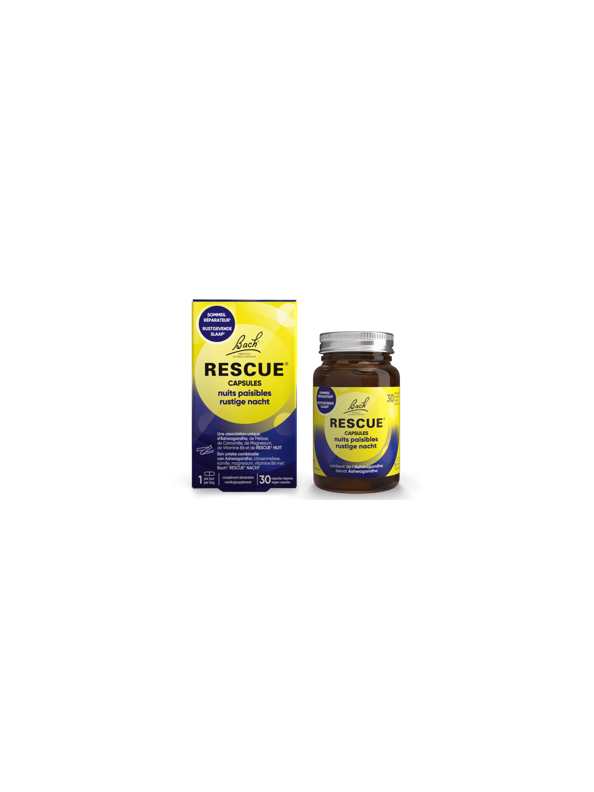 RESCUE Nuits Paisibles 30 capsules