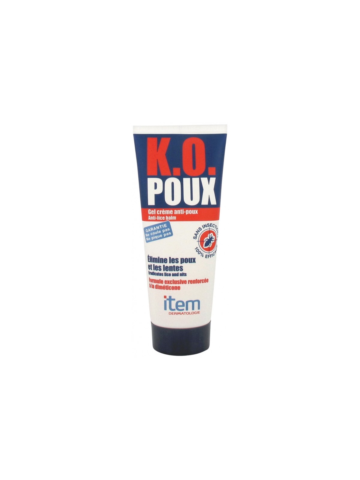 ITEM DERMATOLOGIE KO Poux Gel Crème Anti-Poux 100 ml