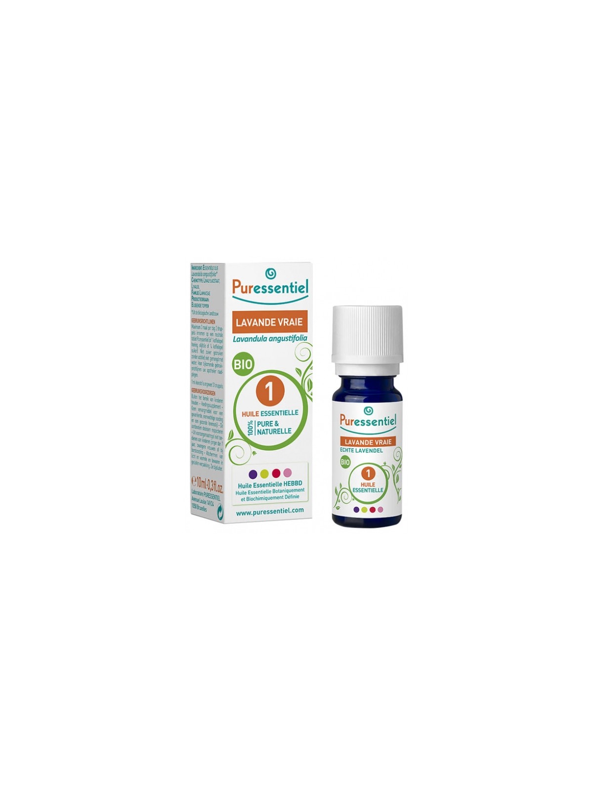 Puressentiel lavande vraie bio 10ml | Nom de la Pharmacie en variable
