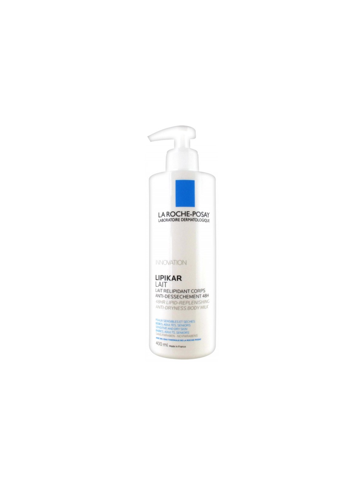 La roche-posay lipikar lait relipidant corps anti-désséchement 48h 400ml