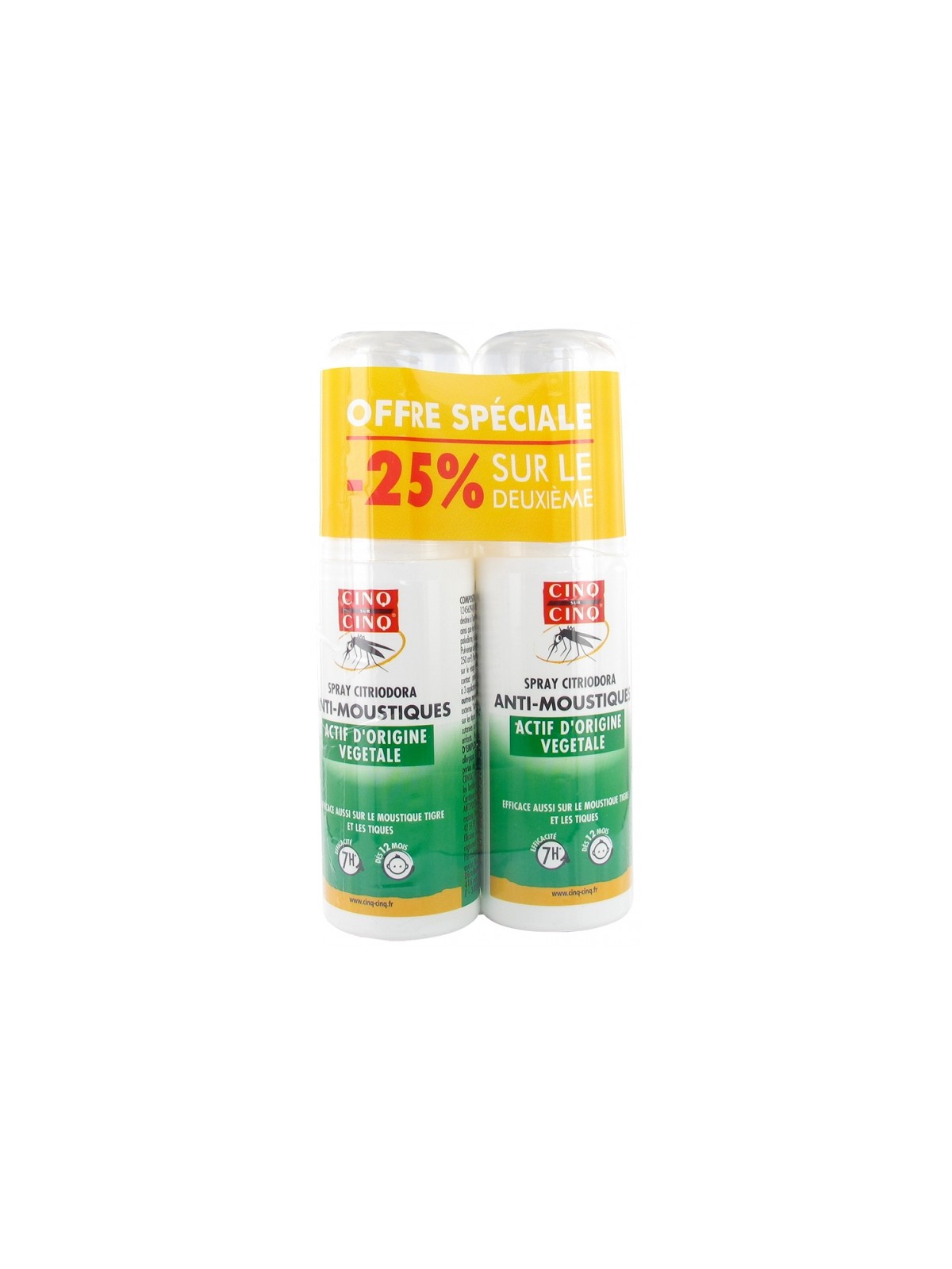 CINQ SUR CINQ NATURA SPRAY 2X100ML