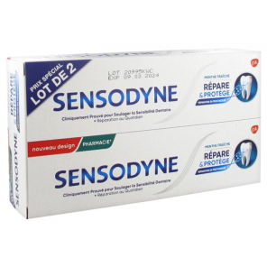 Sensodyne Menthe Fraîche Lot 2x75 ml 