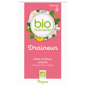 Nutrisanté Infusion Bio Draineur 20 sachets | Nom de la Pharmacie...