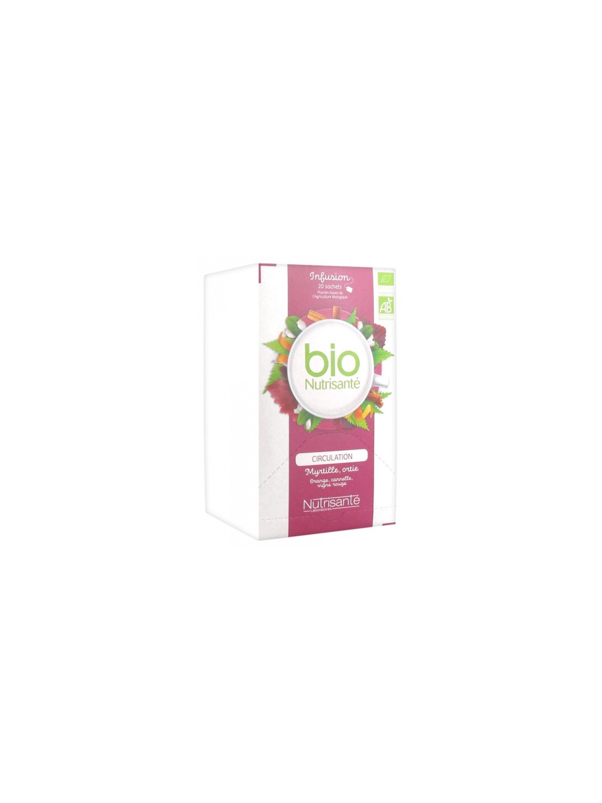Nutrisante Infusion Bio Circulation 20 sachets | Nom de la...