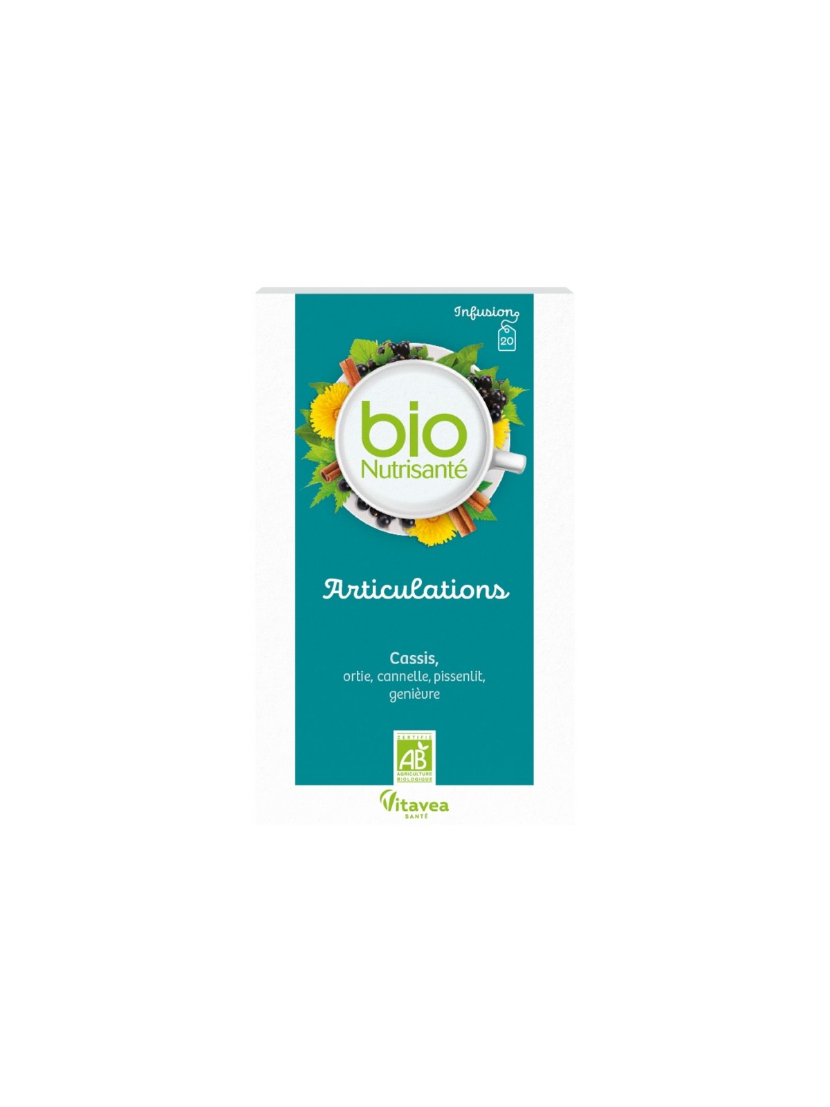 Nutrisante Infusion Bio Articulation 20 sachets | Nom de la...