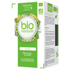 Nutrisante infusion bio Tilleul 20 sachets | Nom de la Pharmacie...