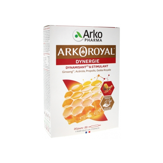 ARKOPHARMA Arkoraoyal Dynergie Ampoules boite de 20