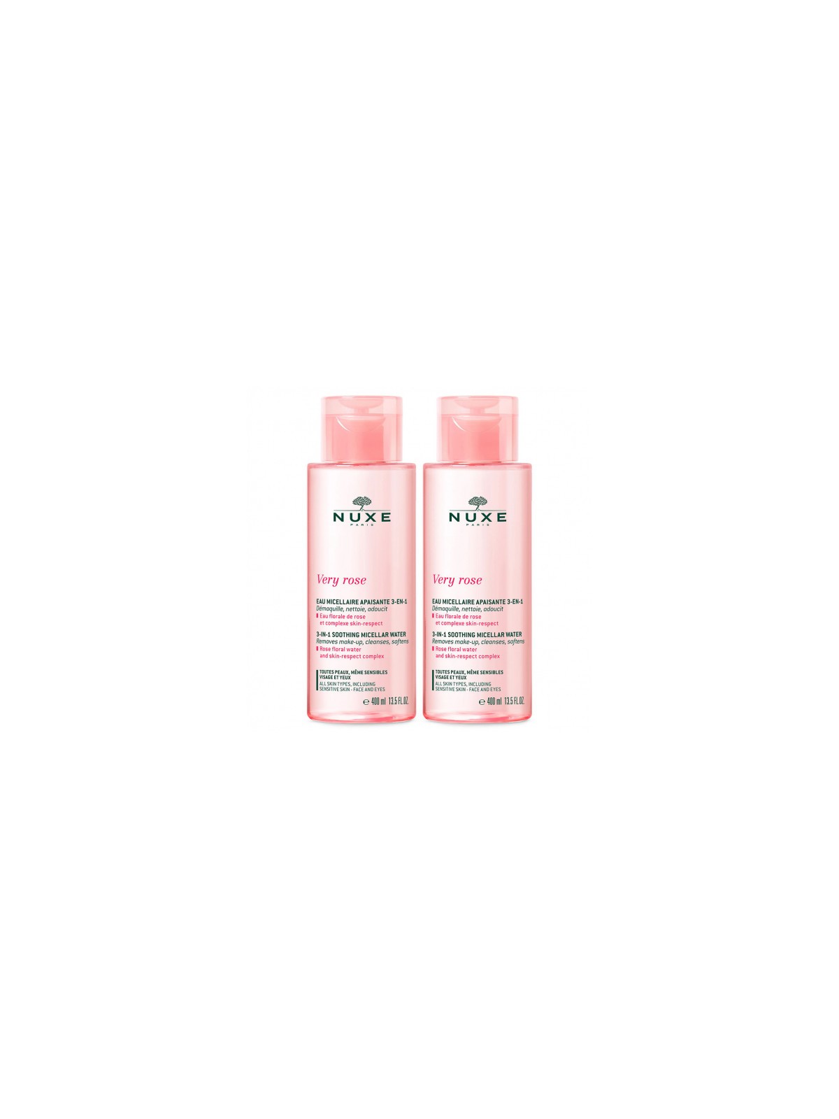 NUXE VERY ROSE EAU MICELLAIRE PS 2X400ML