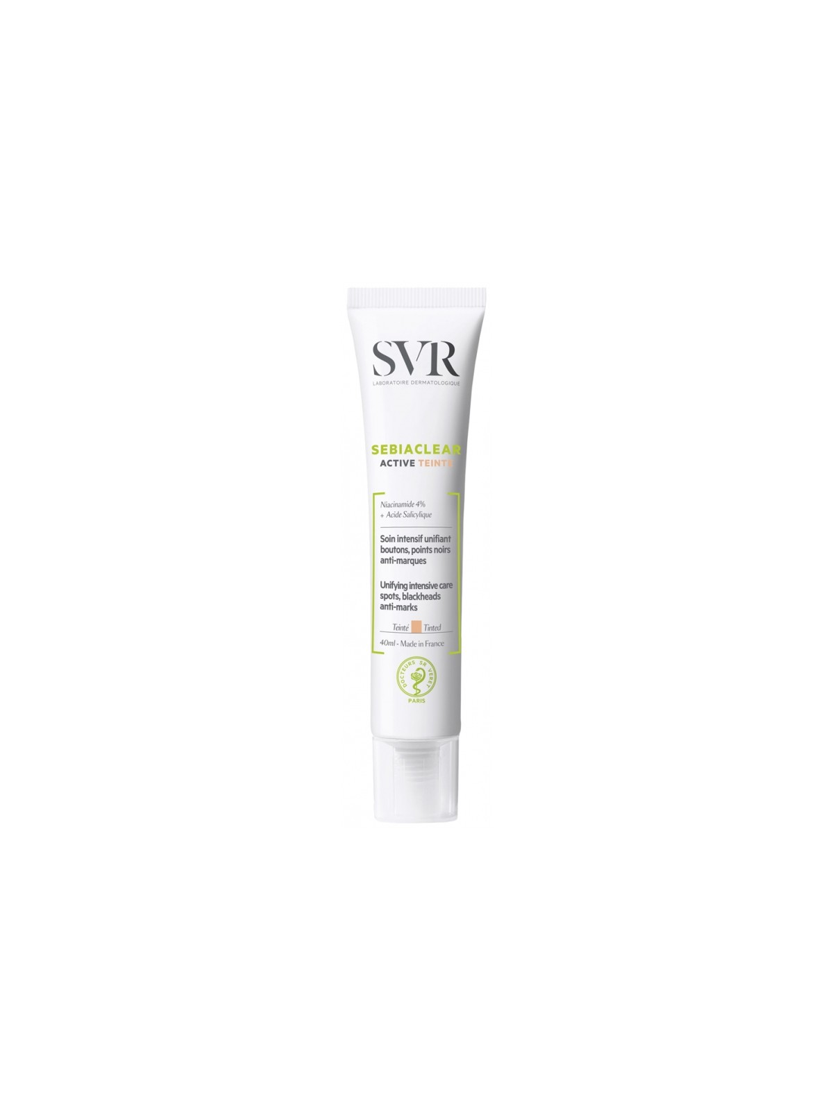 Svr sebiaclear active teintée crème 40ml