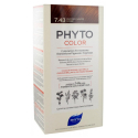 Phyto phytocolor coloration permanente blond cuivré doré 7.34