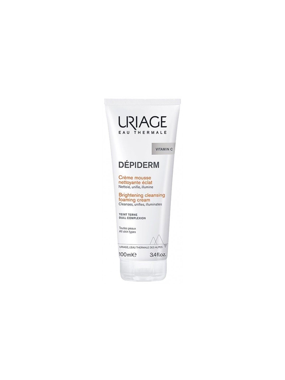 URIAGE Dépiderm Crème Mousse Nettoyante Éclat 100 ml