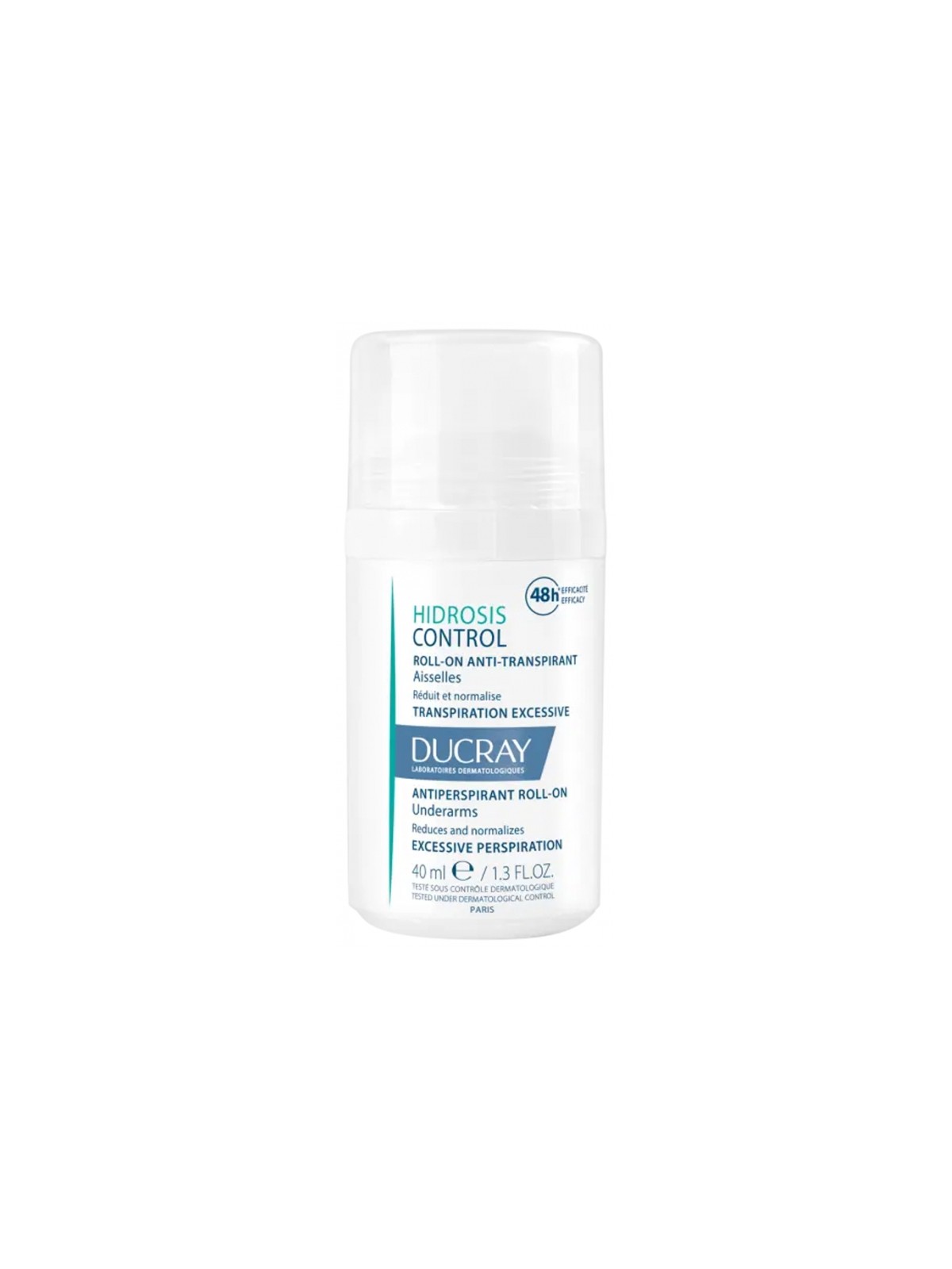DUCRAY Hidrosis Control Roll-On Anti-Transpirant Aisselles 40 ml