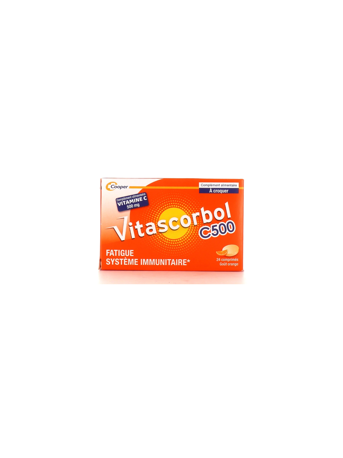 VITASCORBOL Vitamine C 500mg 24 comprimés à croquer