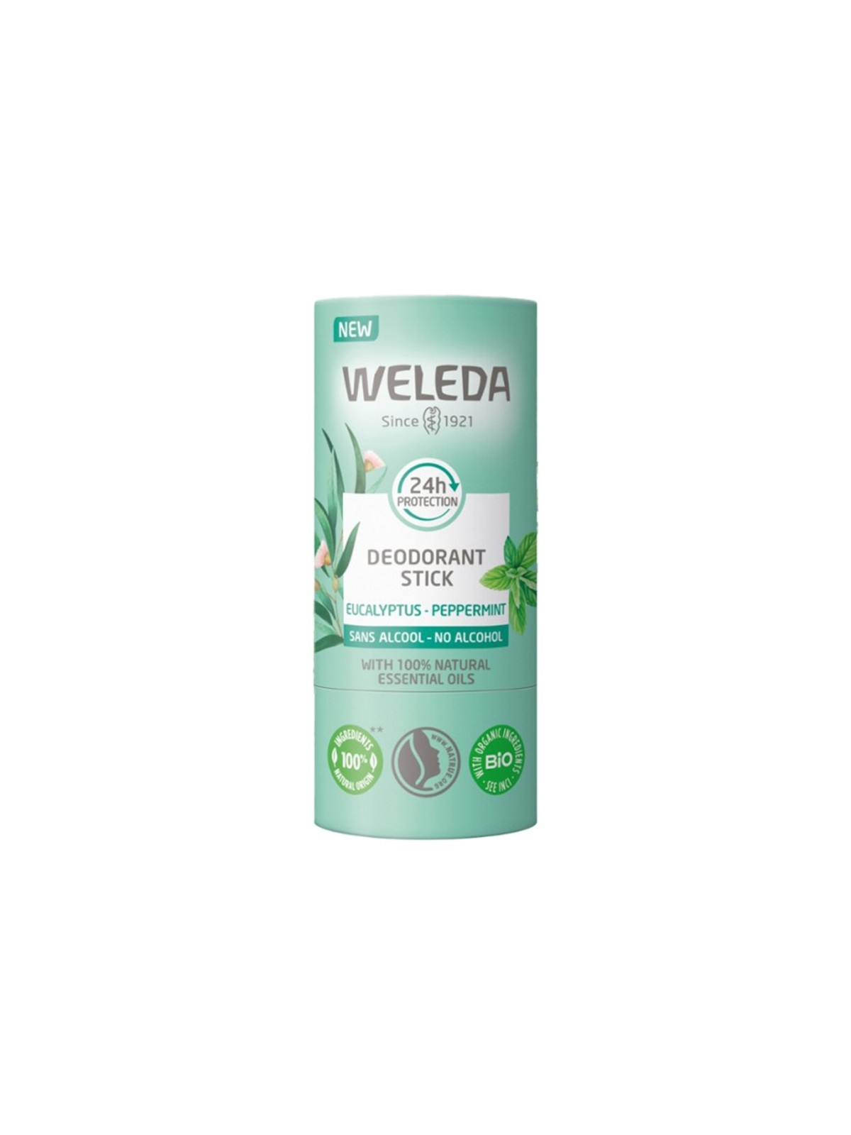 WELEDA Déodorant Stick Eucalyptus Menthe Poivrée 50g