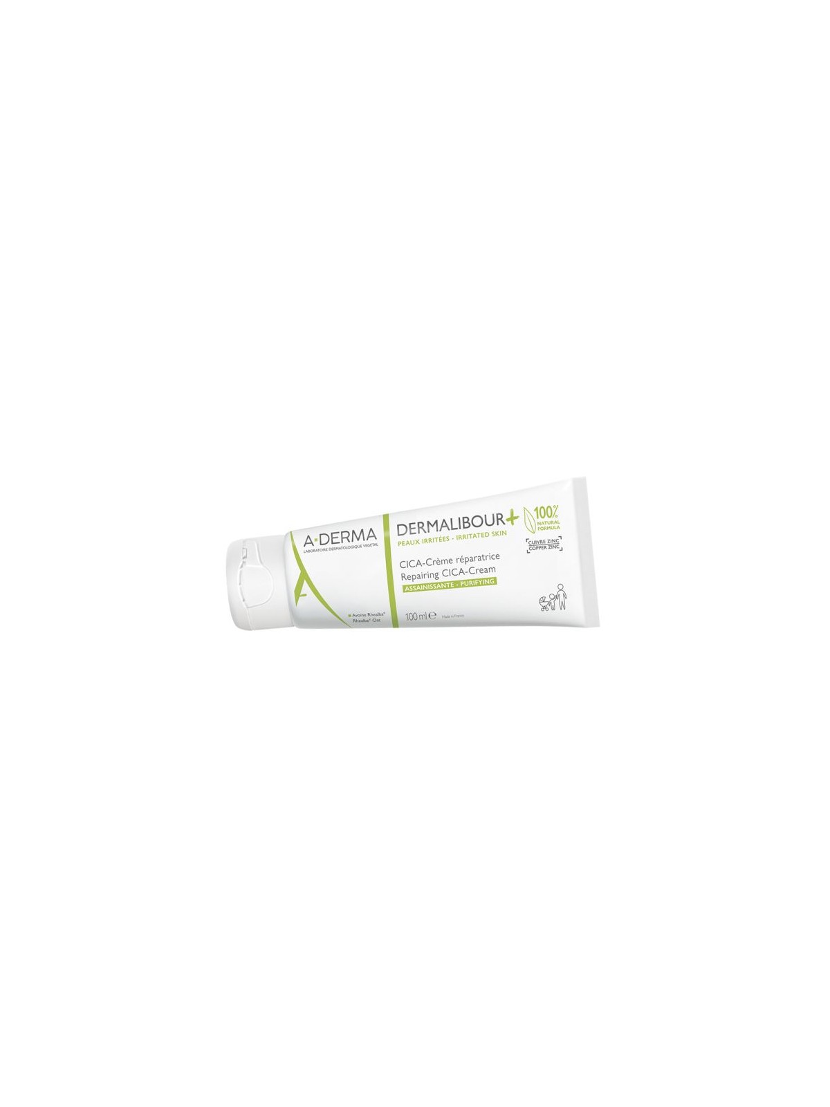 A-DERMA Dermalibour+ Cica Crème Réparatrice Assainissante 100ml