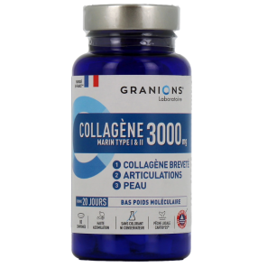 Granions Collagène Type I et II 3 000MG Comprimés boite de 80