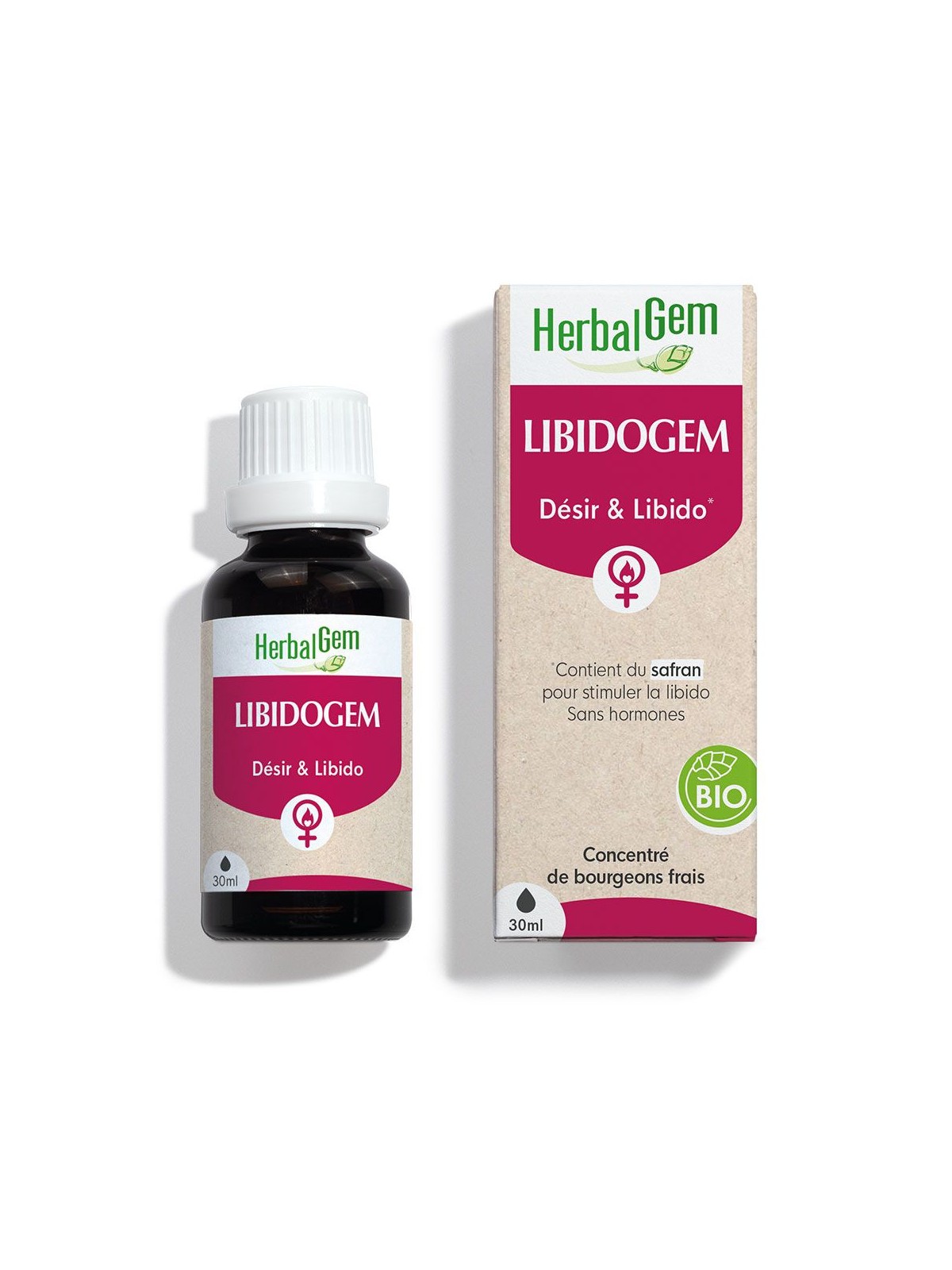 HERBALGEM Libidogem Désir et Libido Bio 30ml