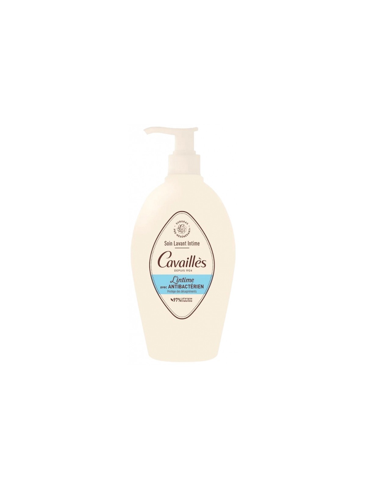 ROGE CAVAILLES Soin Lavant Intime Antibactérien 500 ml