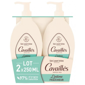 ROGE CAVAILLES Soin Lavant Intime Fraîcheur Lot de 2 x 250 ml