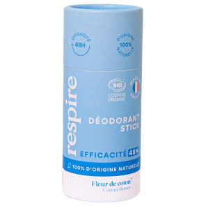 RESPIRE Déodorant Stick Fleur de Coton Bio 50 g