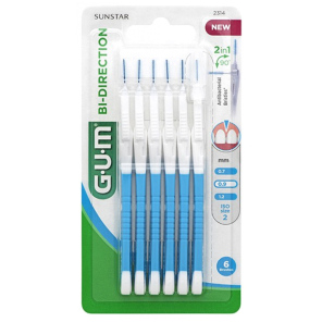 GUM Brossettes 0.9 mm Bi-Direction Modèle : 2314