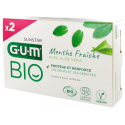 GUM Dentifrice Menthe Fraîche Aloe Vera Bio 2x75 ml