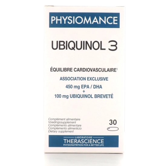 THERASCIENCE Physiomance Ubiquinol 3 - 30 capsules