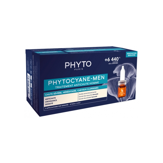 PHYTOCYANE TRAIT A-CHUTE HOMME 12X3,5ML