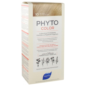 PHYTOCOLOR Coloration Permanente : 10 Blond Extra Clair