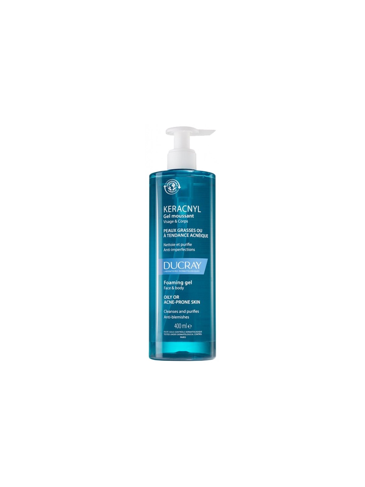 DUCRAY Keracnyl Gel Moussant 400 ml
