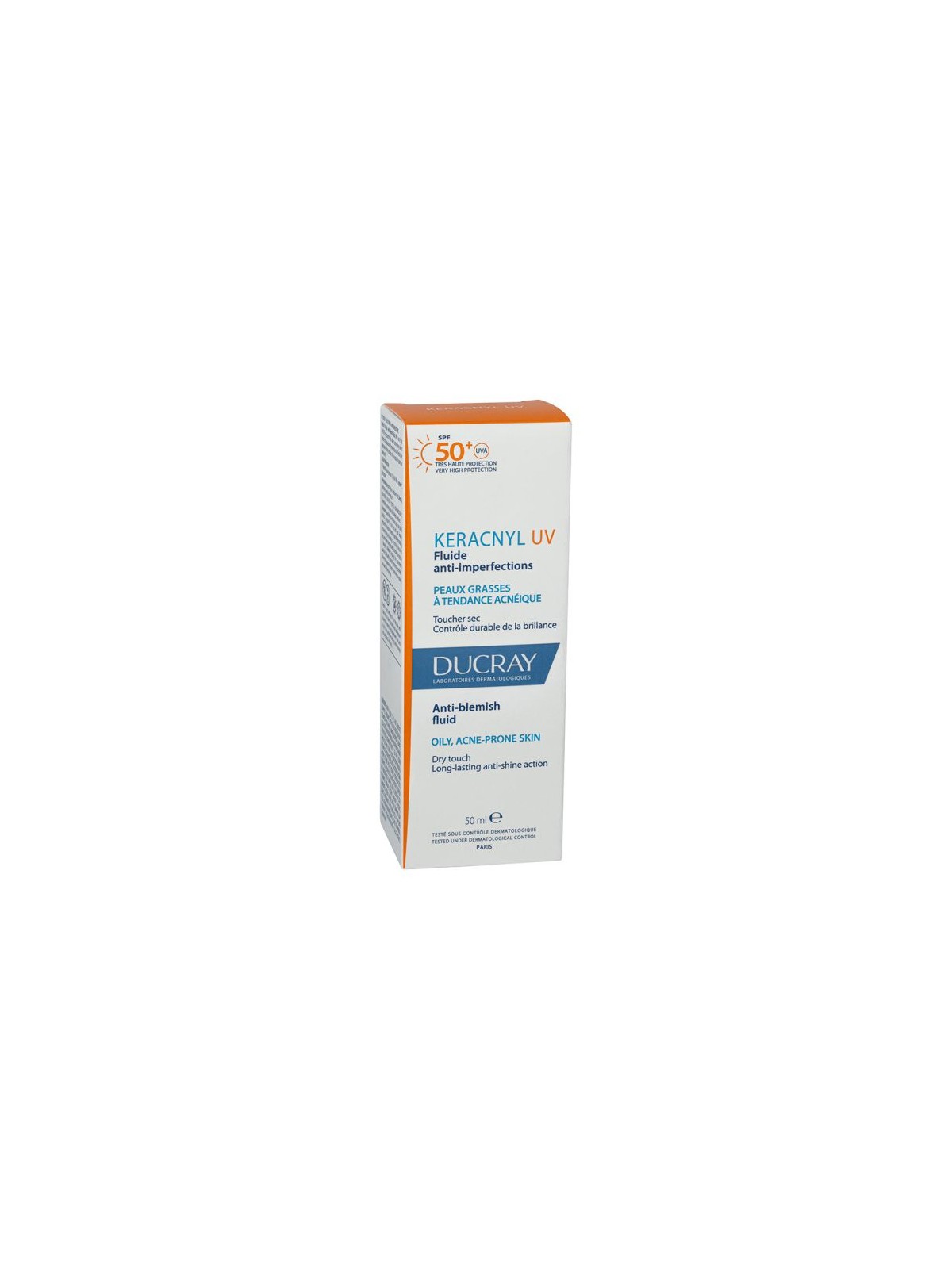 DUCRAY Keracnyl Fluide anti-imperfections SPF50+ 50ml