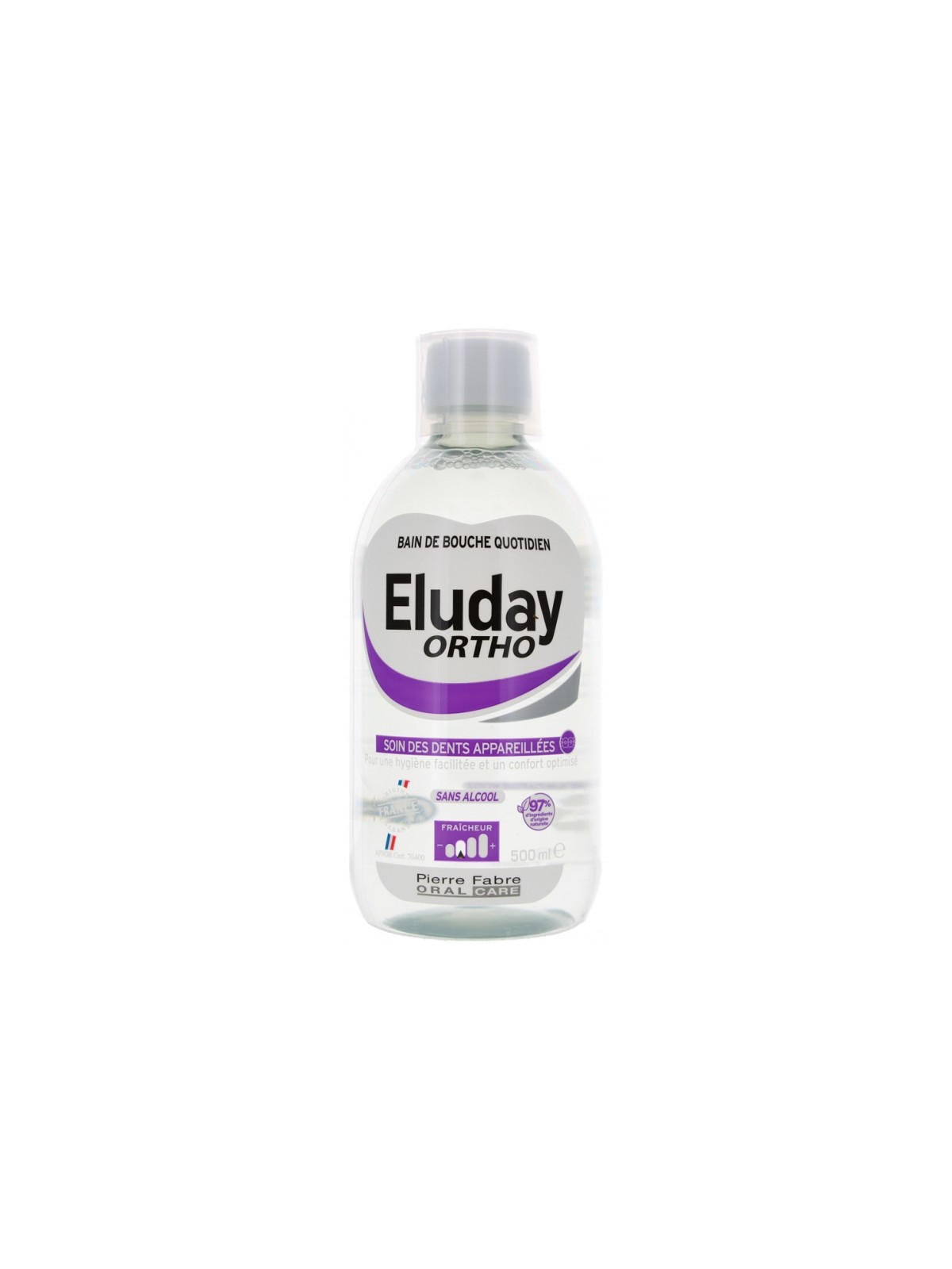 ELUDAY Ortho Bain de Bouche Quotidien 500 ml