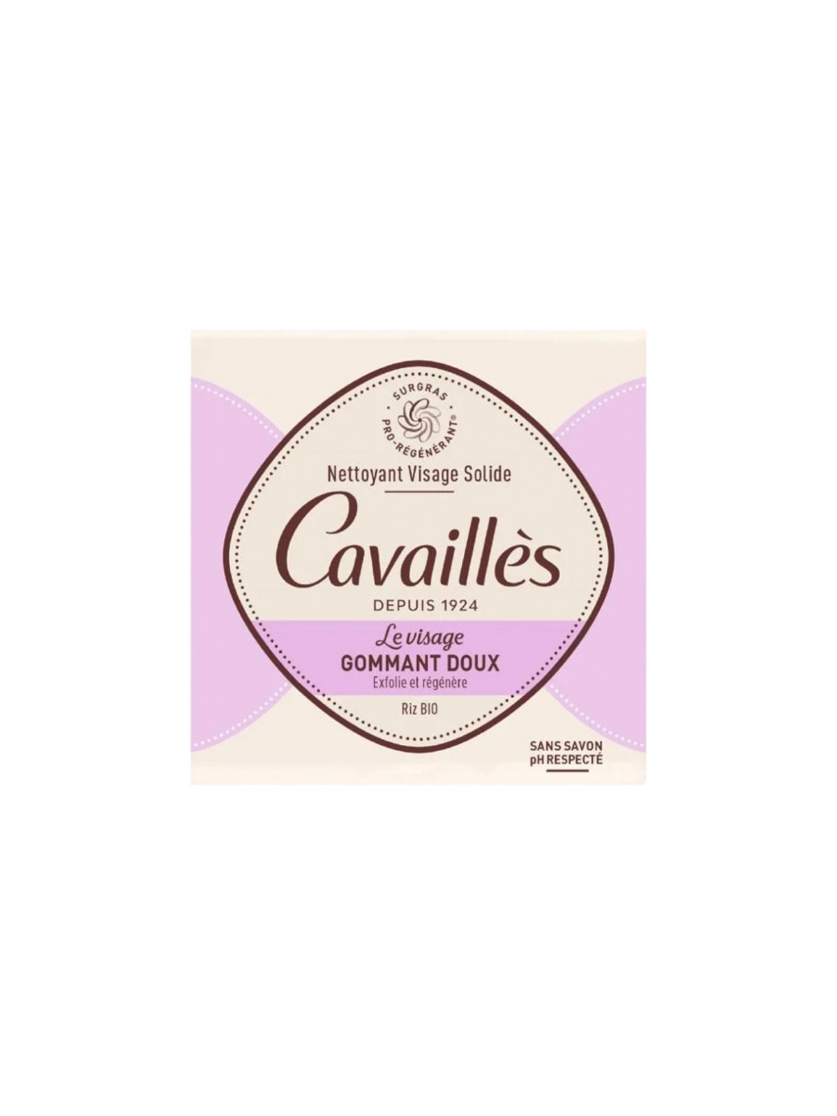 ROGE CAVAILLES Nettoyant Visage Solide Gommant Doux 70 g