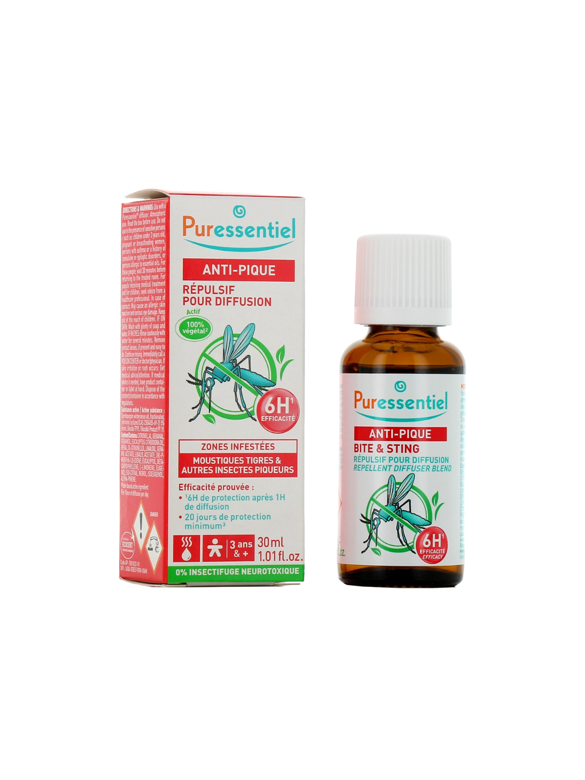 PURESSENTIEL Anti-Pique Répulsif pour diffusion 30ml