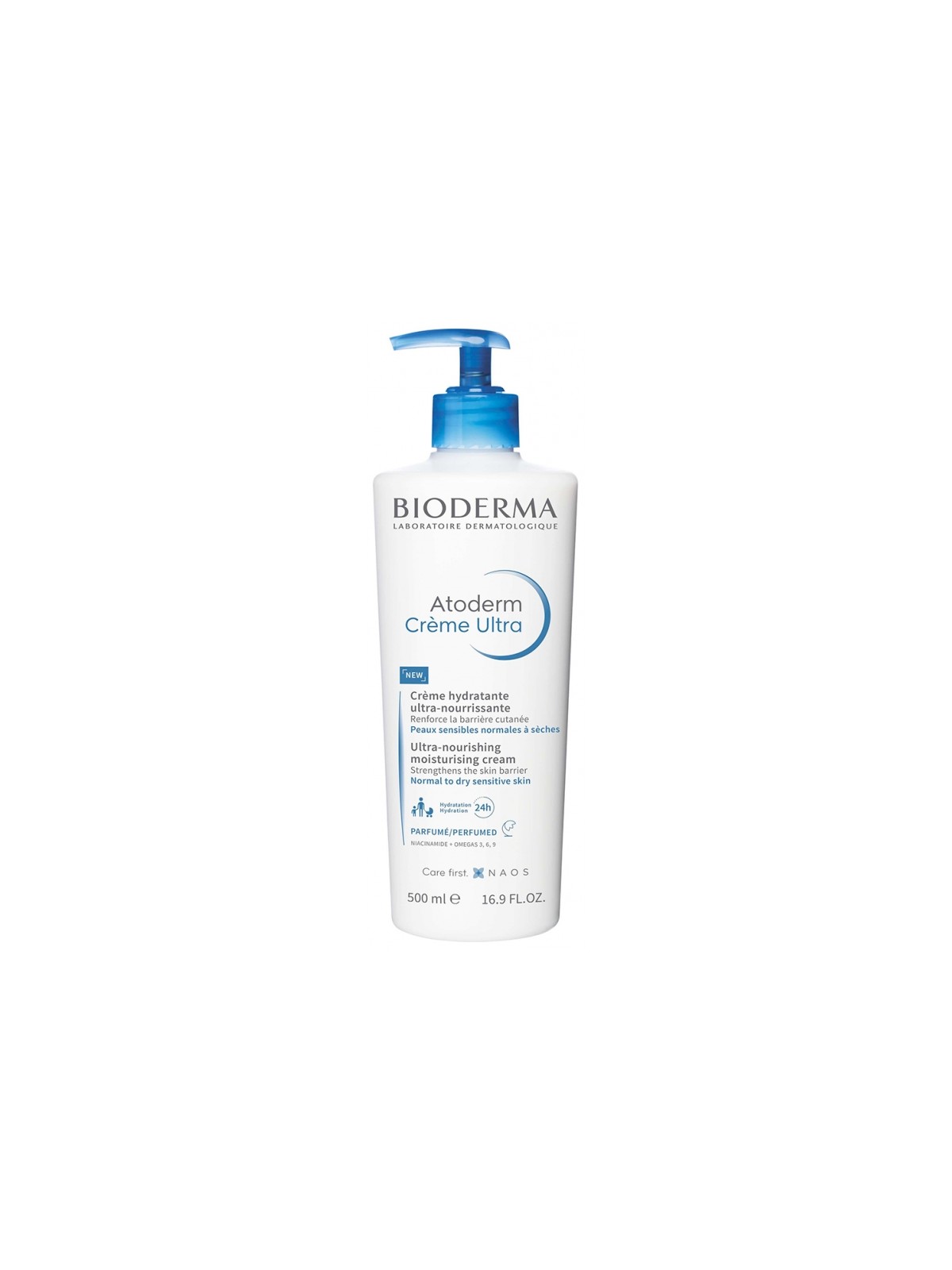 BIODERMA Atoderm Crème Hydratante Ultra-Nourrissante Parfumée 500 ml
