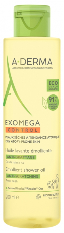 A-DERMA Exomega Control huile lavante émolliente - Parapharmacie
