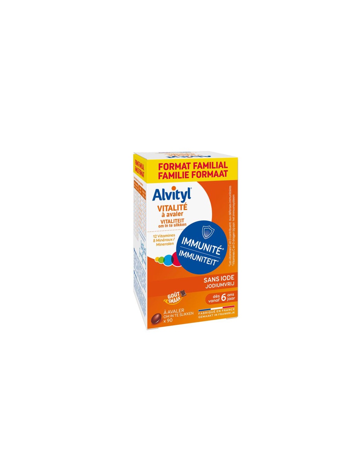 ALVITYL Vitalité Gout Chocolat 90 Comprimes