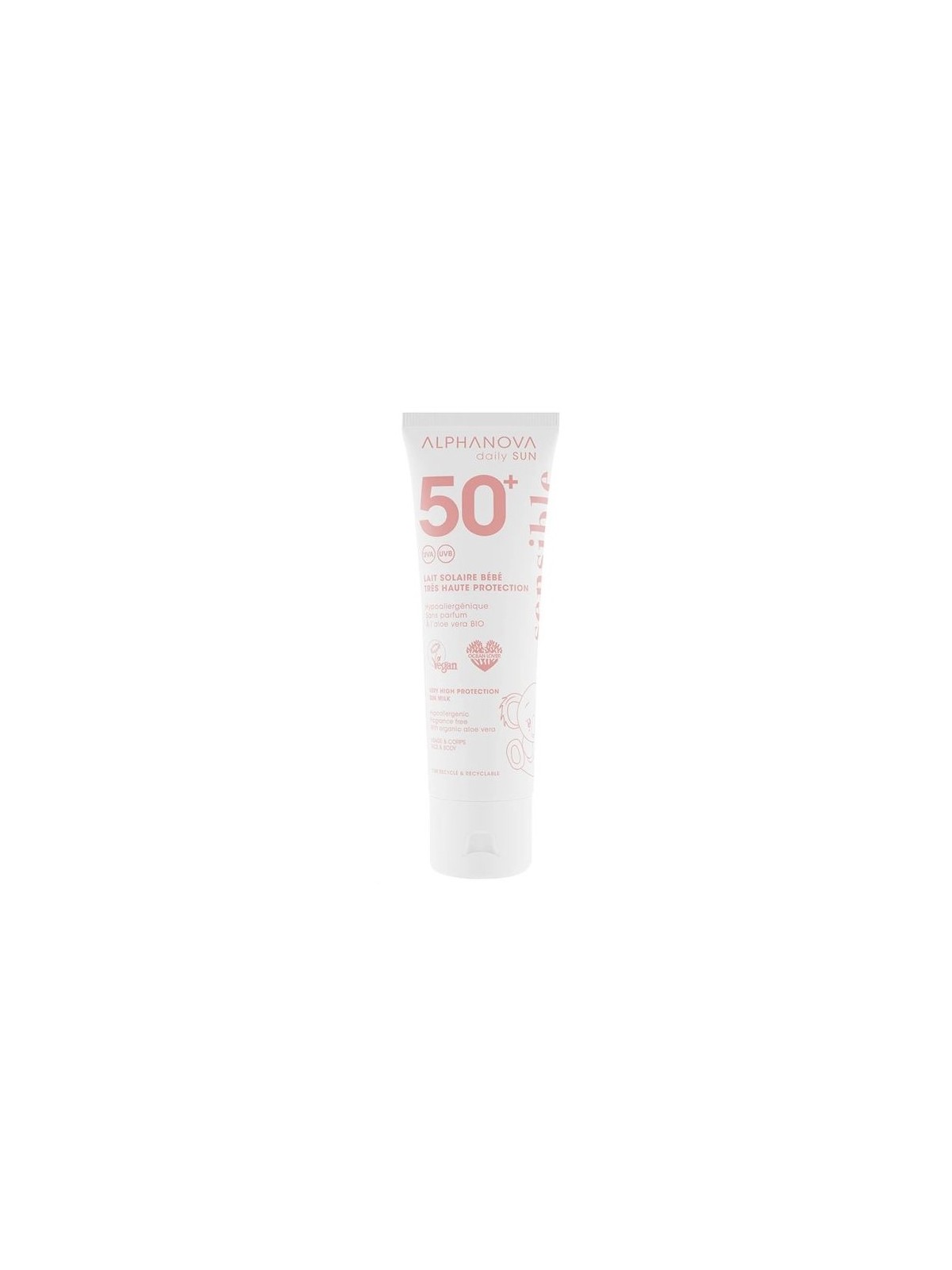 ALPHANOVA Daily Sun Lait Solaire Bébé Très Haute Protection SPF50+ 50ml