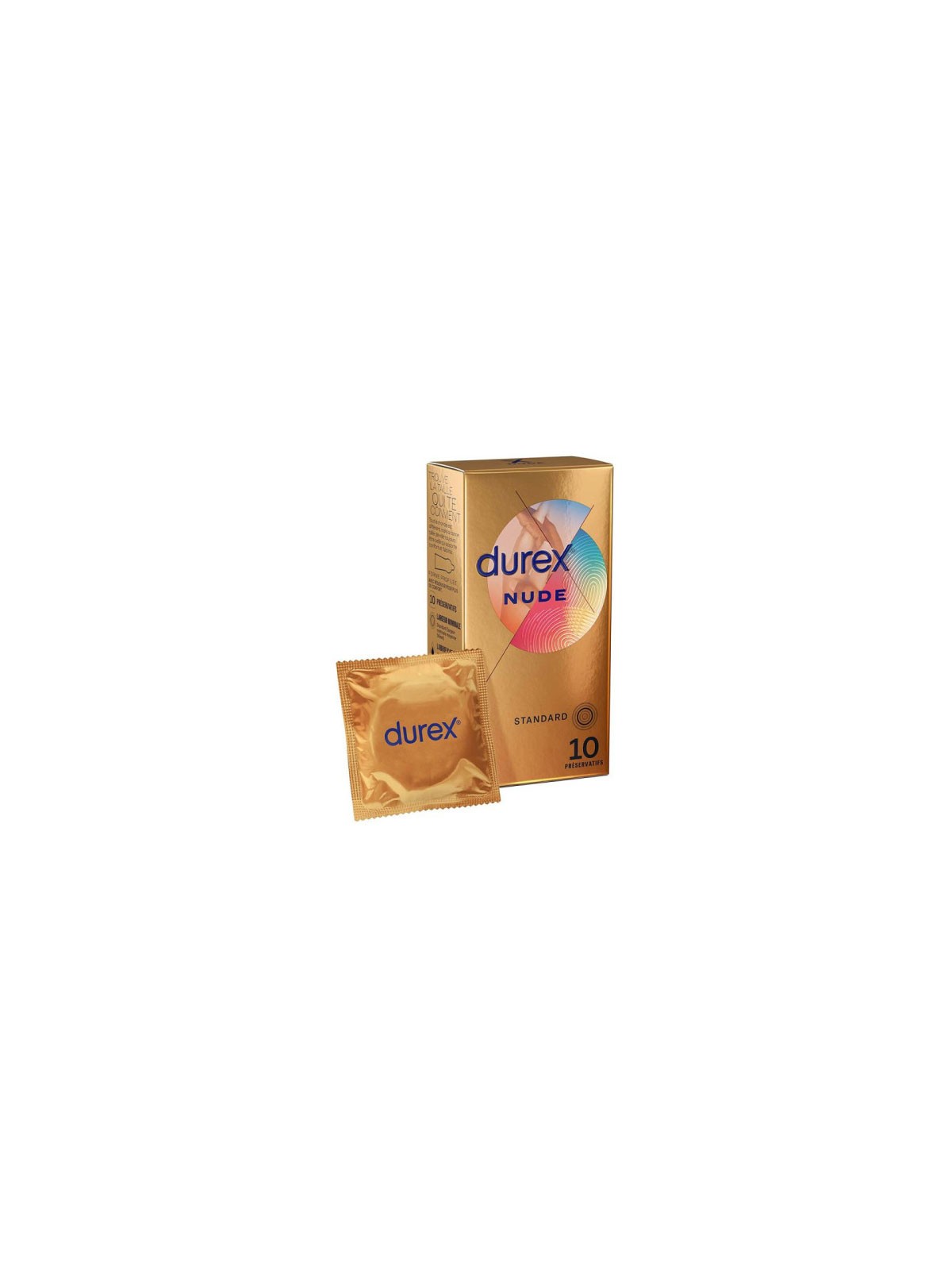 DUREX Nude Standard 10 Préservatifs
