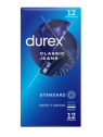 DUREX Préservatifs Standard Classic Jeans 12 préservatifs
