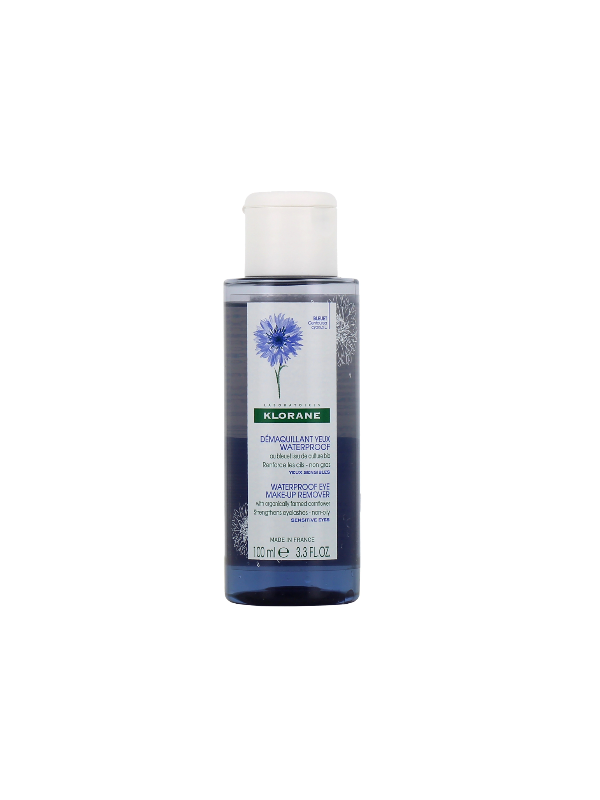 KLORANE Démaquillant Yeux Waterproof au Bleuet 100ml