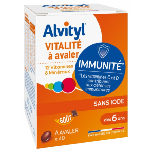 ALVITYL Vitalité 40 Comprimés à Avaler