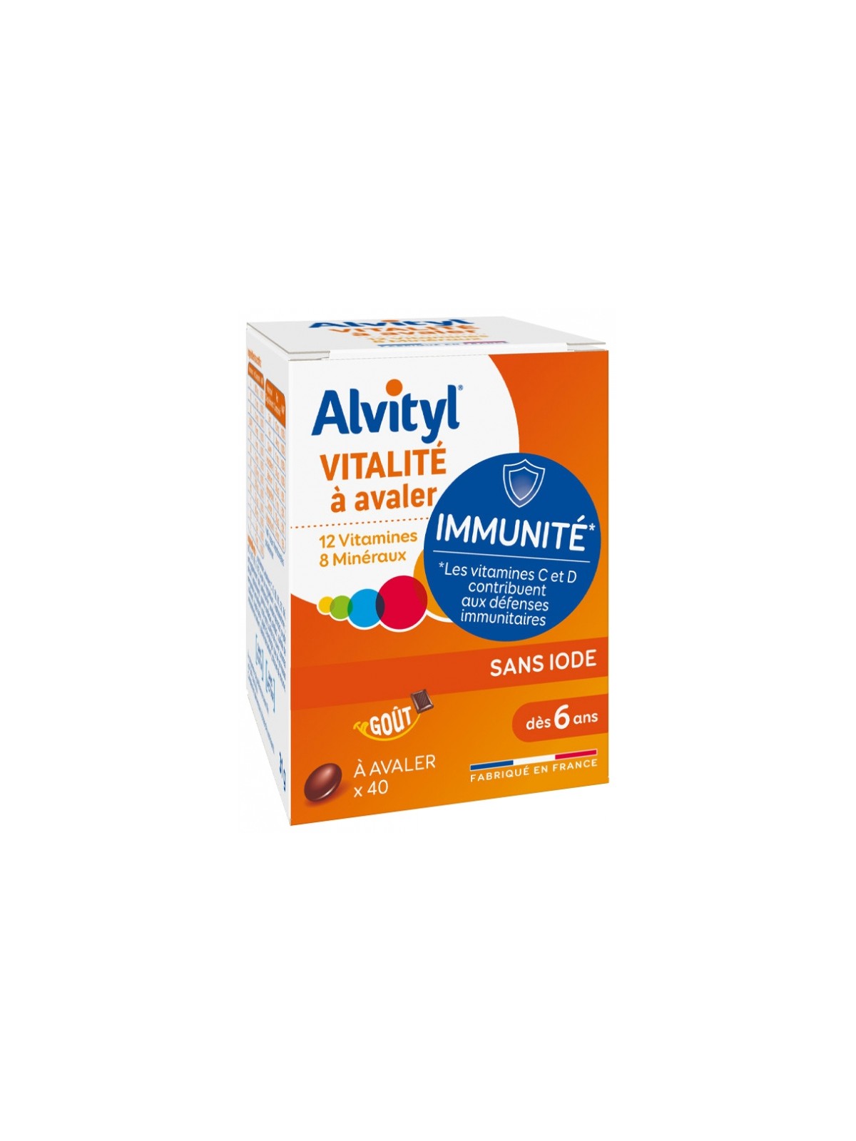 ALVITYL Vitalité 40 Comprimés à Avaler
