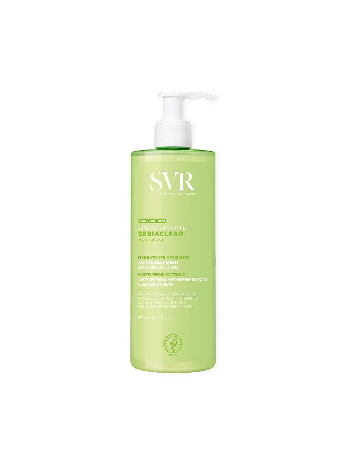 SVR Sebiaclear Crème Lavante Anti Imperfections 400ml