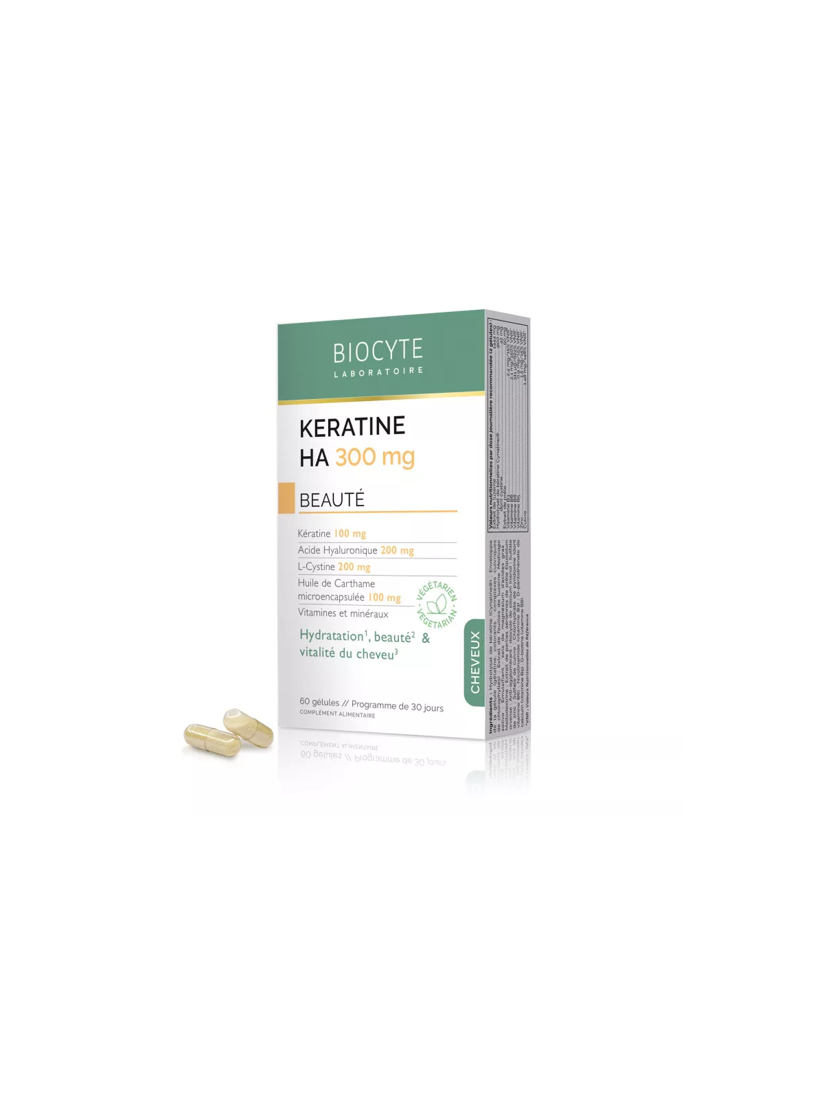 BIOCYTE Keratine HA 300 60 gélules